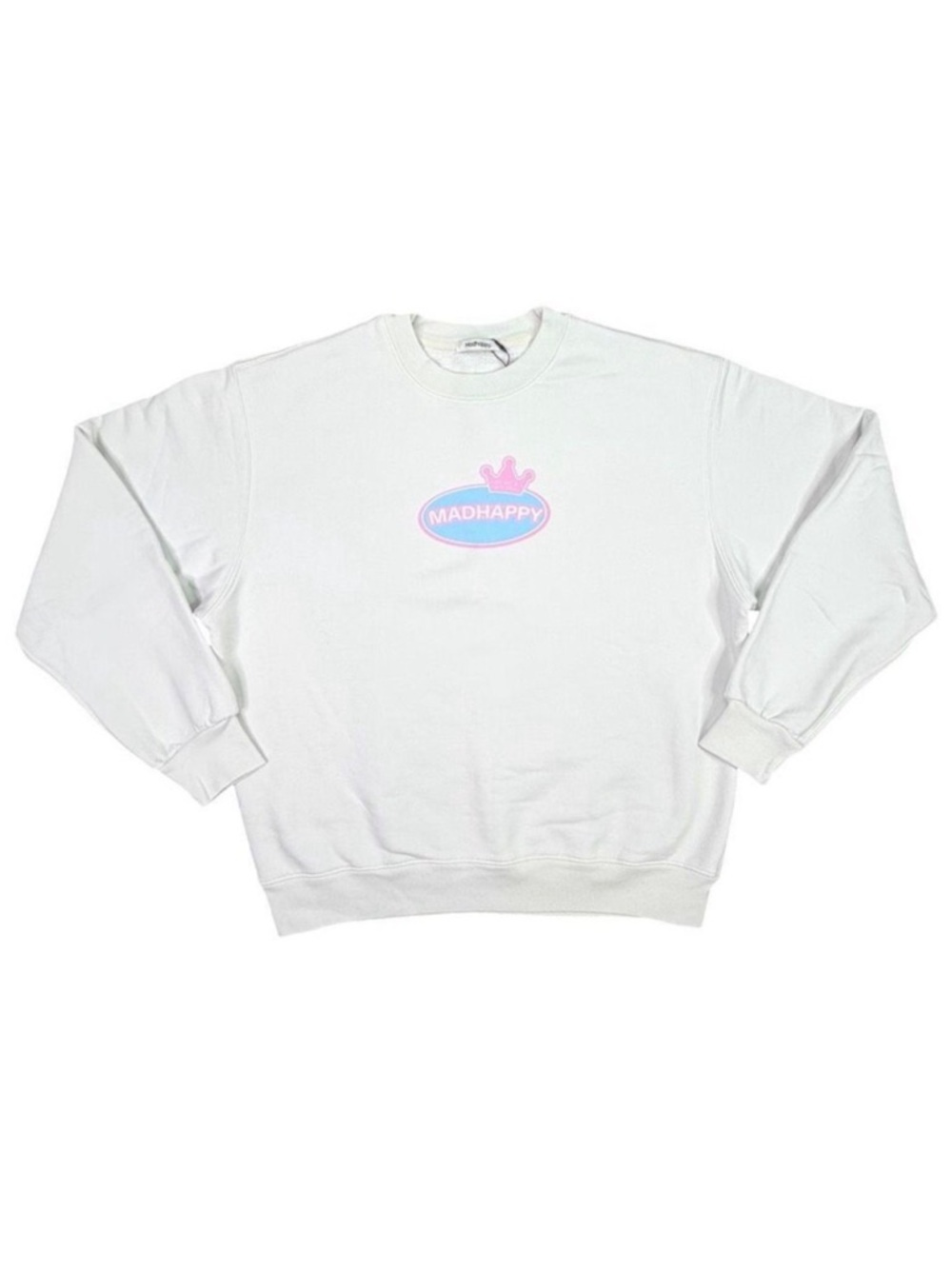 MadHappy Crown Fleece Crew Neck Sweatshirt - Size M/L